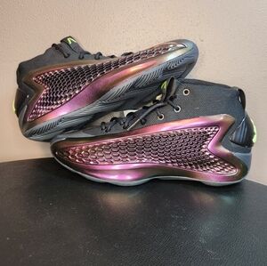 Adidas AE 1 J 'The Future' sz 7 New WMS sz 8 Black/Purple BBall Anthony Edwards